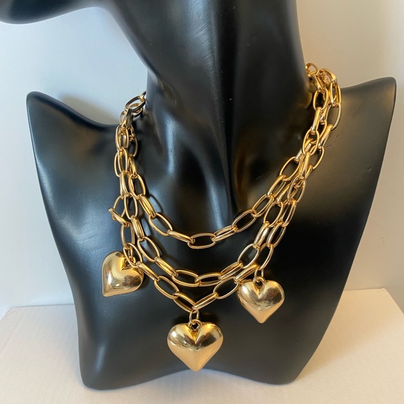 Hearts & Links Chain NWOT! - Picture 1 of 2